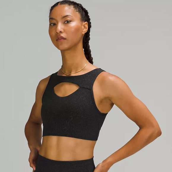 lululemon athletica Other - Everlux Cut-Out Train Bra Crunch Black 6